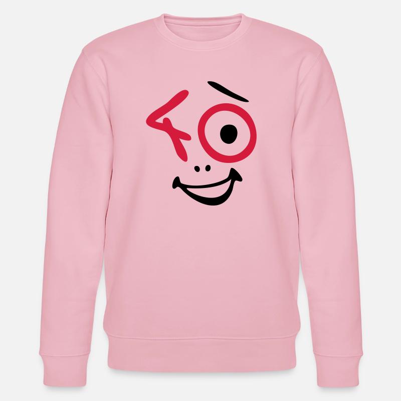 Wow, 40 ans! - Sweat bio CHANGER Stanley/Stella Unisexe - rose pâle