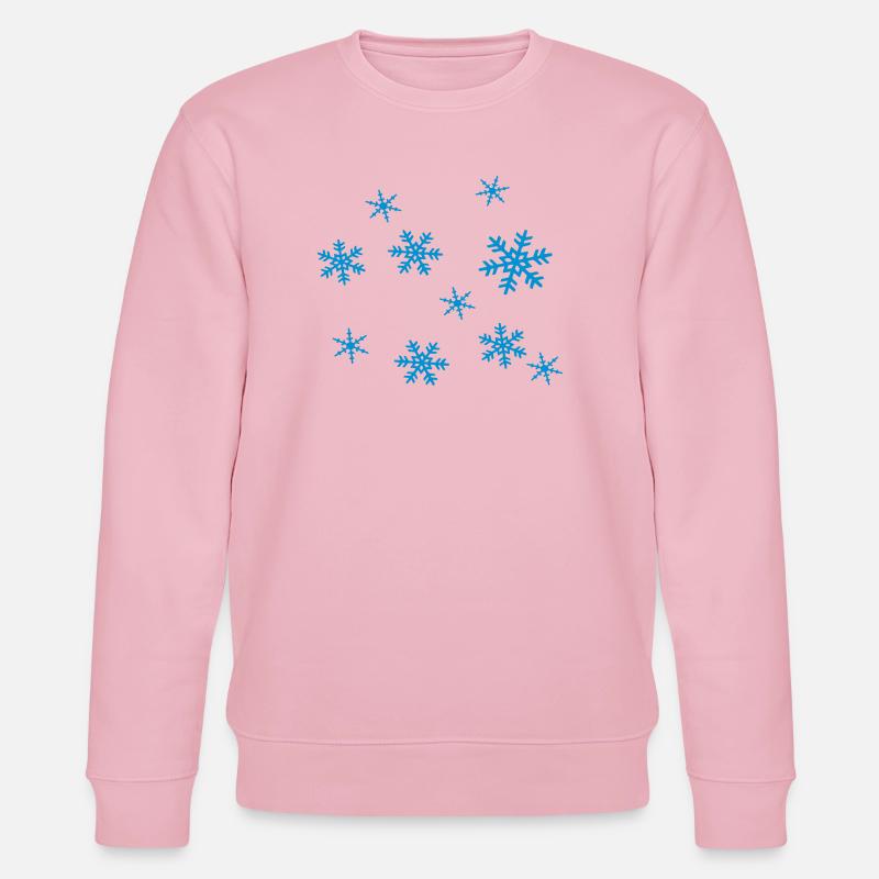 Schnee - Stanley/Stella Unisex Bio-Sweatshirt CHANGER  - Hellrosa
