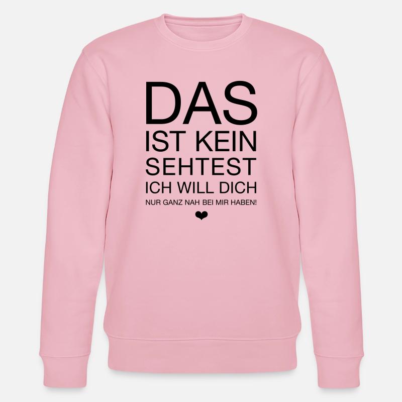 das ist kein sehtest - Stanley/Stella Unisex Bio-Sweatshirt CHANGER  - Hellrosa