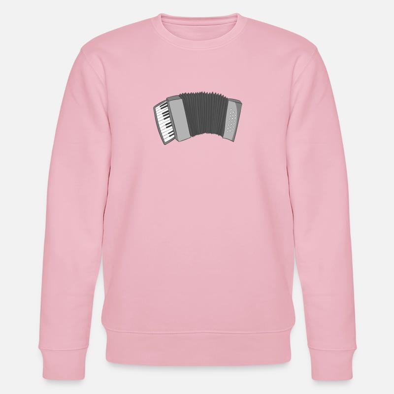 Akkordeon - Stanley/Stella Unisex Bio-Sweatshirt CHANGER  - Hellrosa