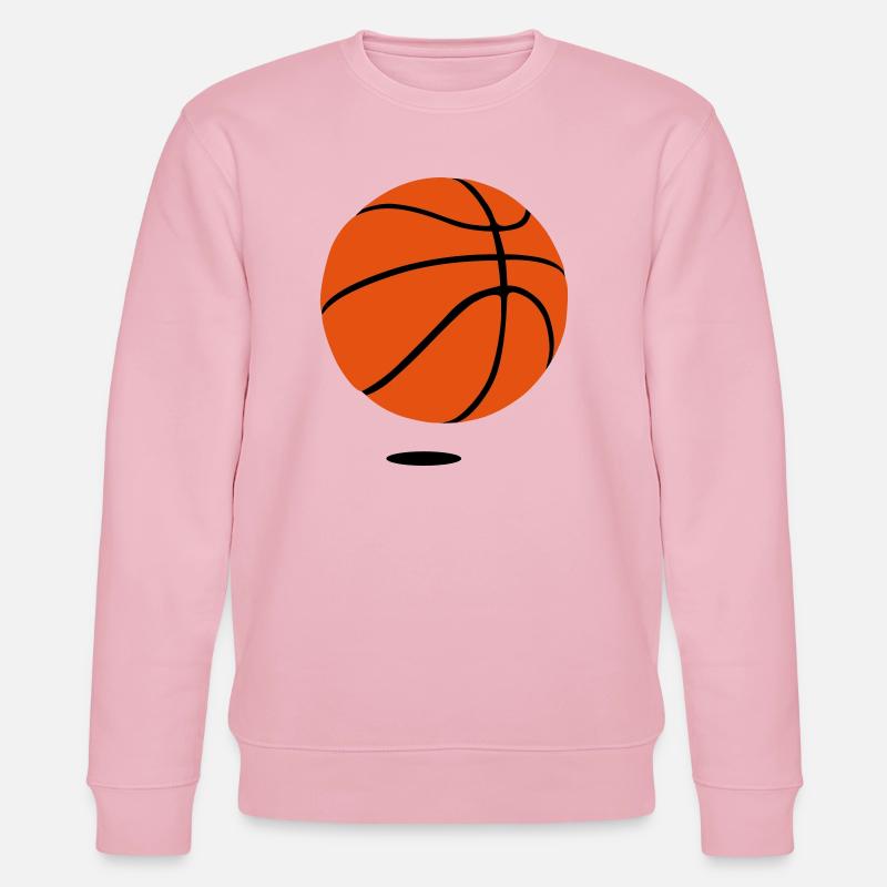 Basketball - Deluxe edition - 2c 2 shadow - Stanley/Stella CHANGER Unisex Organic Sweatshirt - cotton pink