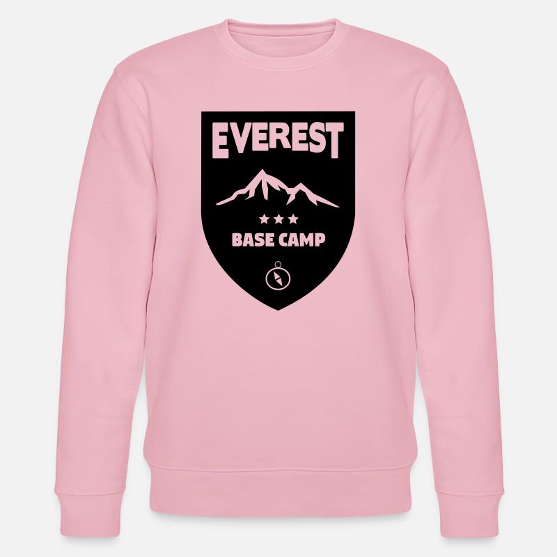 Mount Everest Basecamp - Stanley/Stella Unisex Bio-Sweatshirt CHANGER  - Hellrosa