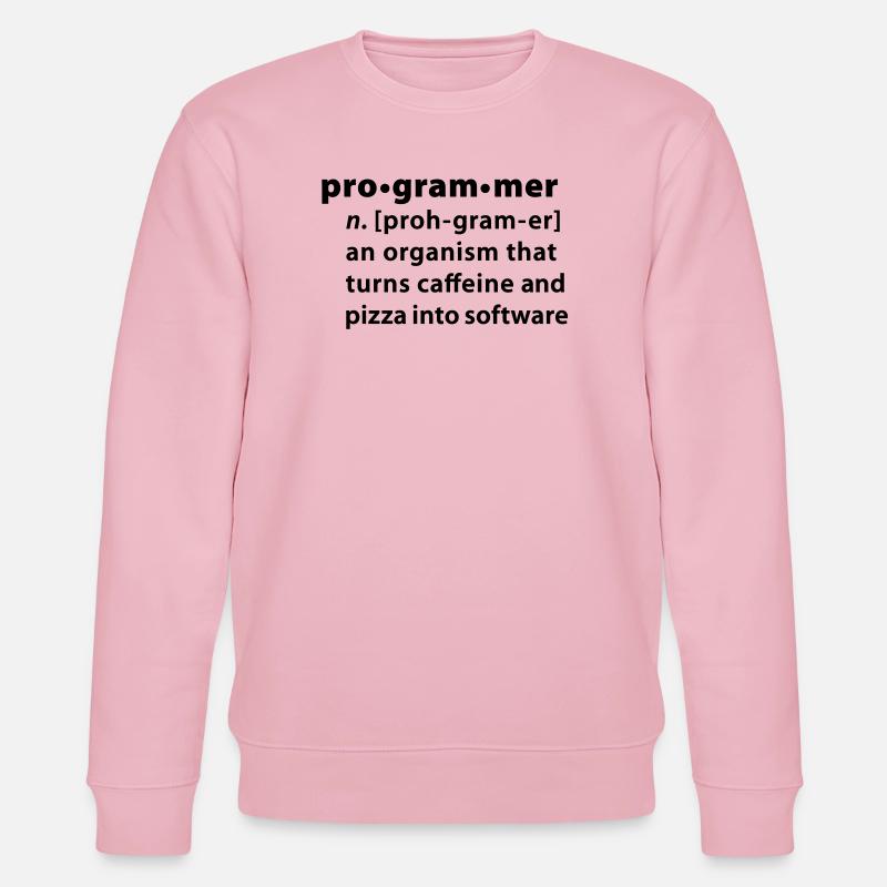 Programmer Wörterbuchdefinition - Stanley/Stella Unisex Bio-Sweatshirt CHANGER  - Hellrosa