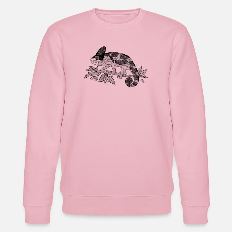 Chamäleon - Stanley/Stella Unisex Bio-Sweatshirt CHANGER  - Hellrosa