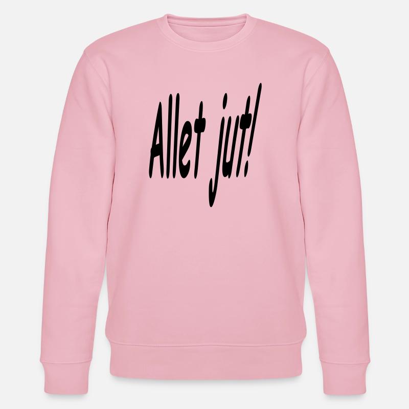 alet_jut - Stanley/Stella Unisex Bio-Sweatshirt CHANGER  - Hellrosa