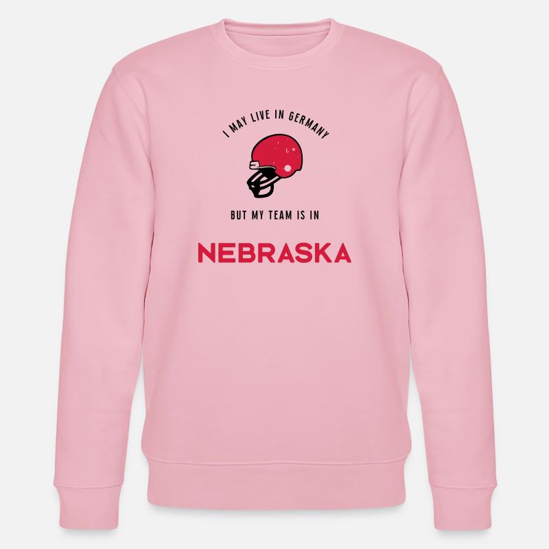 Nebraska - Stanley/Stella Unisex Bio-Sweatshirt CHANGER  - Hellrosa