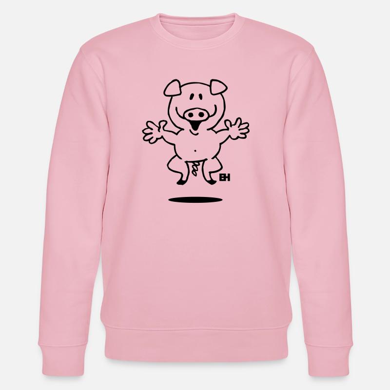 Sau - Stanley/Stella Unisex Bio-Sweatshirt CHANGER  - Hellrosa