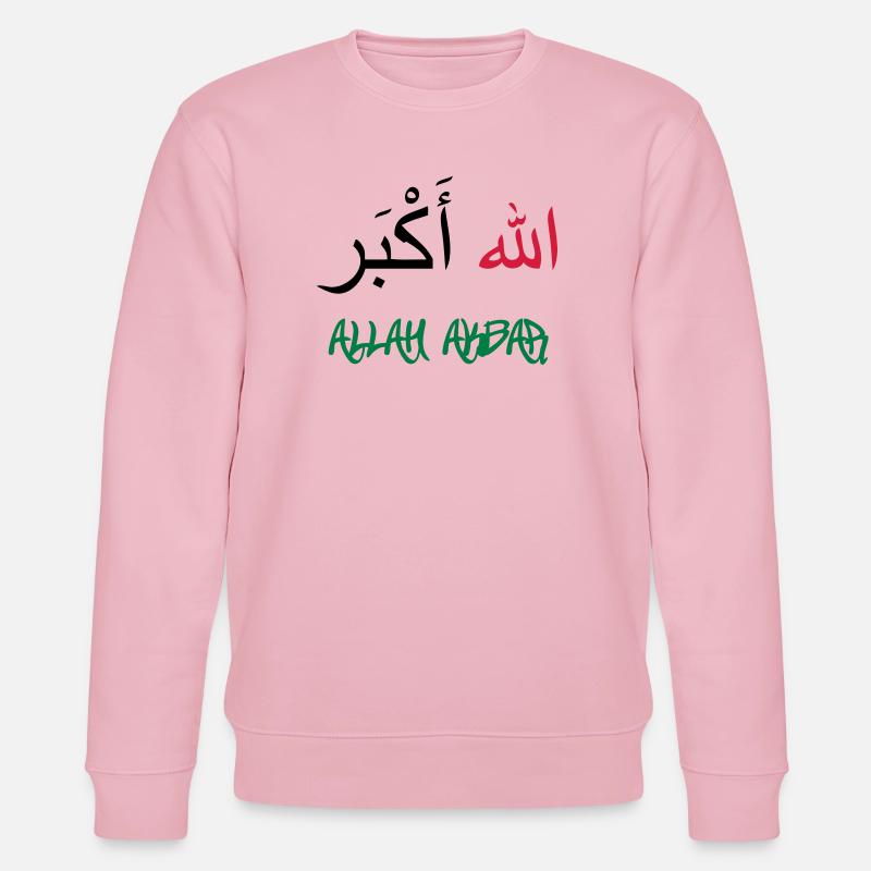 Allah Akbar - Stanley/Stella Unisex Bio-Sweatshirt CHANGER  - Hellrosa