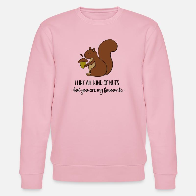 squirrel - Stanley/Stella CHANGER Unisex Organic Sweatshirt - cotton pink