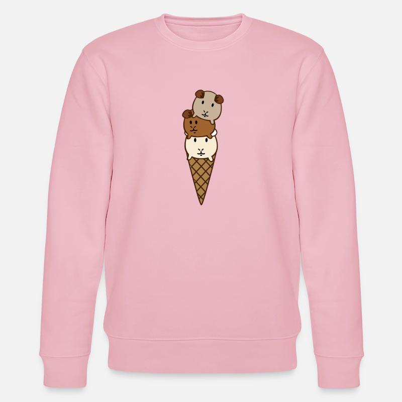Meerschweinchen - Stanley/Stella Unisex Bio-Sweatshirt CHANGER - Hellrosa