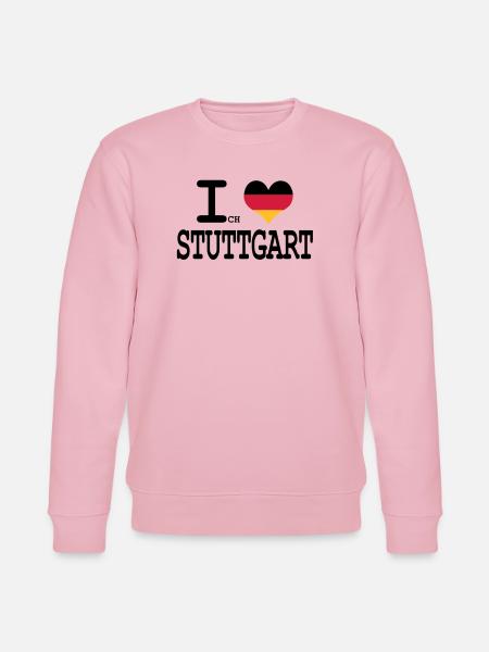 I Love Stuttgart - Stanley/Stella CHANGER Unisex Organic Sweatshirt - cotton pink