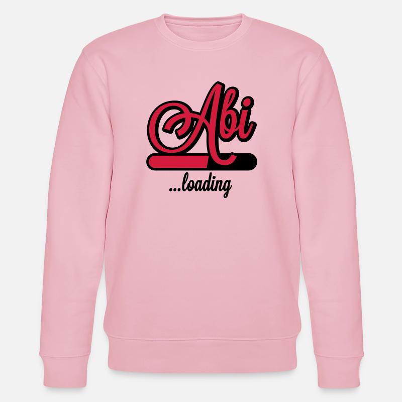 Abi loading | Abitur wird geladen - Stanley/Stella CHANGER Unisex Organic Sweatshirt - cotton pink