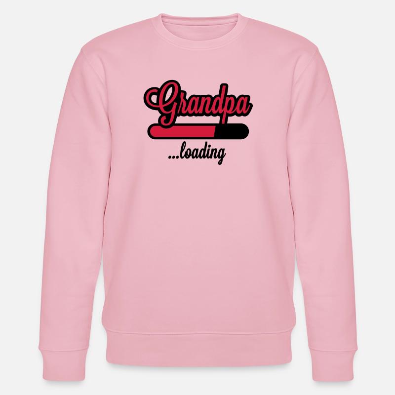 Grandpa loading - Stanley/Stella Unisex Bio-Sweatshirt CHANGER  - Hellrosa