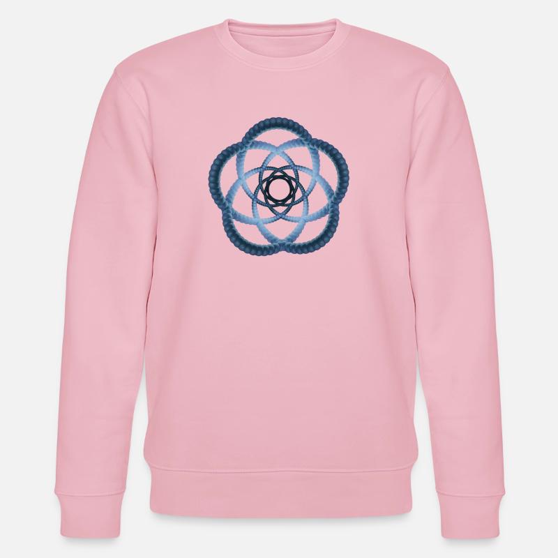 Atom - Cellular one - Stanley/Stella Unisex Bio-Sweatshirt CHANGER  - Hellrosa