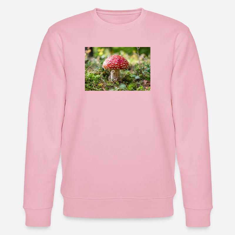 Toadstool - Stanley/Stella CHANGER Unisex Organic Sweatshirt - cotton pink