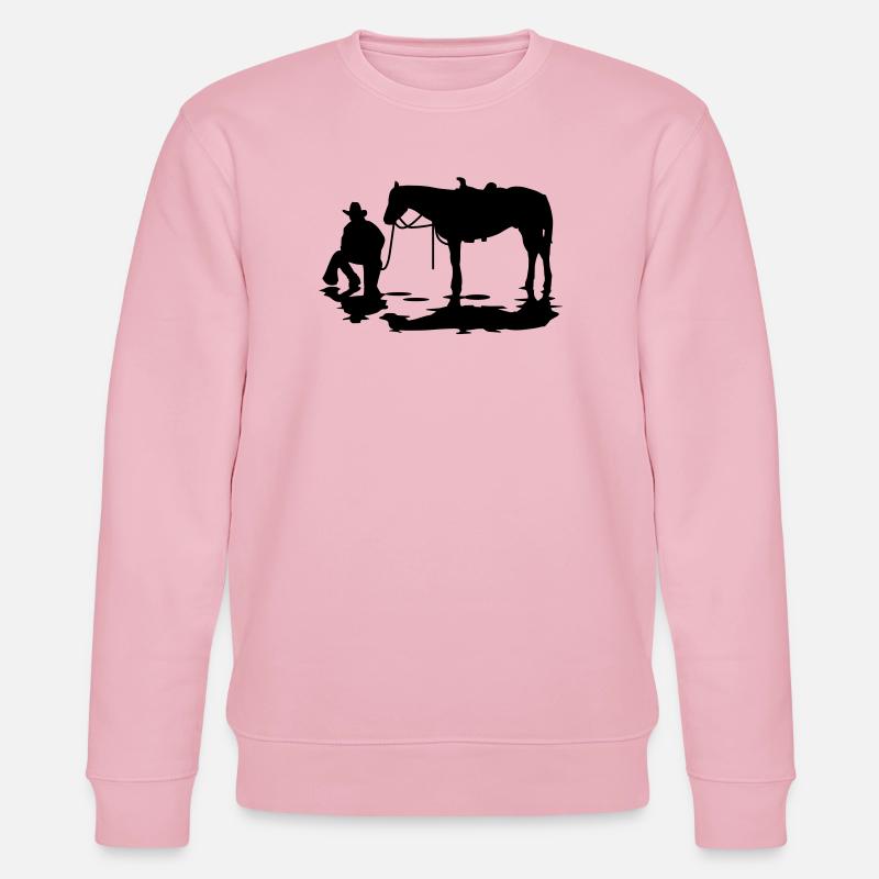 Cowboy  - Stanley/Stella Unisex Bio-Sweatshirt CHANGER  - Hellrosa
