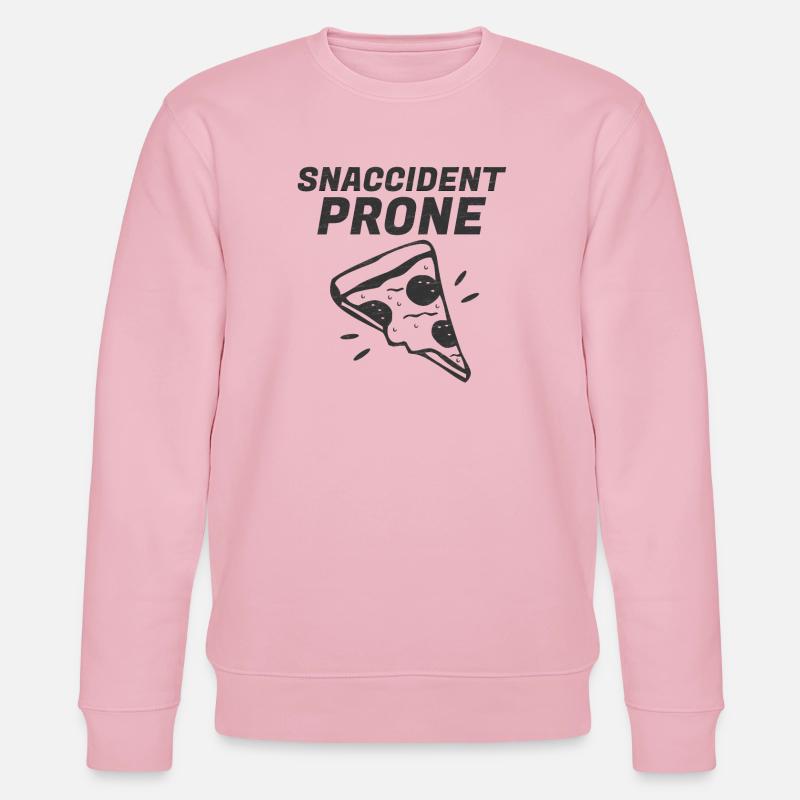 Snaccident Prone - Stanley/Stella Unisex Bio-Sweatshirt CHANGER  - Hellrosa