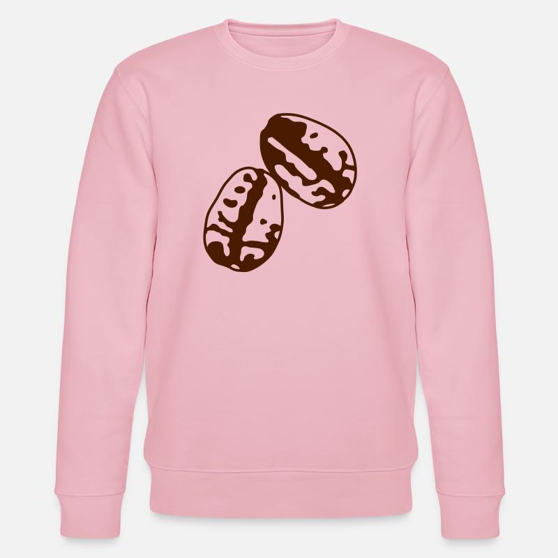 Kaffeebohnen - Stanley/Stella Unisex Bio-Sweatshirt CHANGER  - Hellrosa