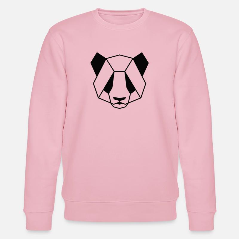 Panda - Stanley/Stella Unisex Bio-Sweatshirt CHANGER  - Hellrosa