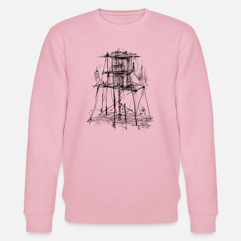 Architecture Tour - Sweat bio CHANGER Stanley/Stella Unisexe - rose pâle