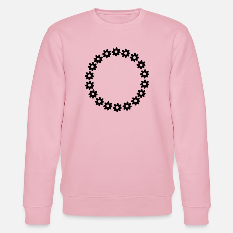 Une couronne de fleurs - Sweat bio CHANGER Stanley/Stella Unisexe - rose pâle