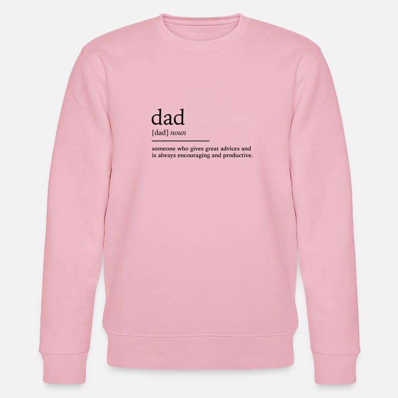 Vater - Stanley/Stella Unisex Bio-Sweatshirt CHANGER  - Hellrosa