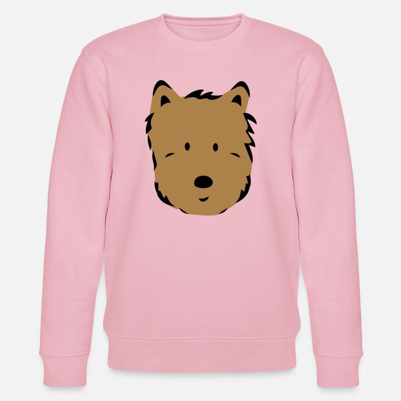 Hund - Stanley/Stella Unisex Bio-Sweatshirt CHANGER - Hellrosa