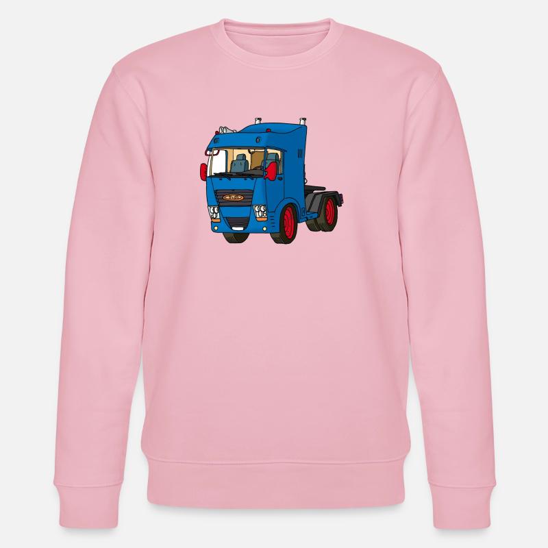Blaue Zugmaschine - Stanley/Stella Unisex Bio-Sweatshirt CHANGER  - Hellrosa