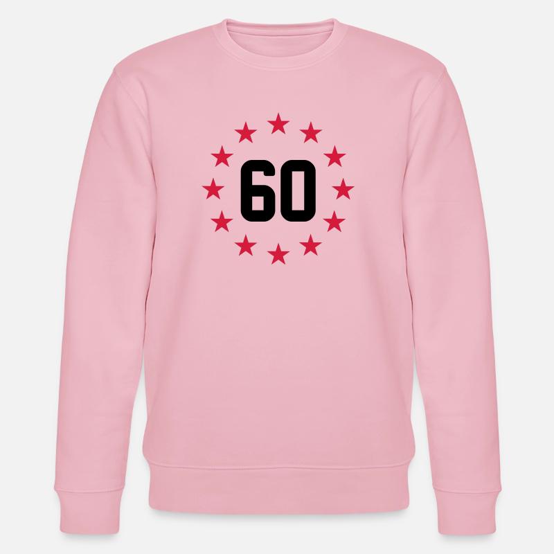 60 ans - Sweat bio CHANGER Stanley/Stella Unisexe - rose pâle