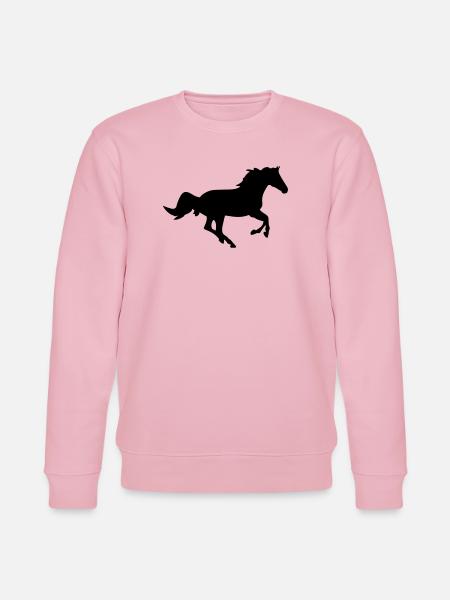 A horse - Stanley/Stella CHANGER Unisex Organic Sweatshirt - cotton pink
