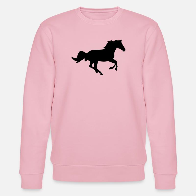 Un cheval - Sweat bio CHANGER Stanley/Stella Unisexe - rose pâle