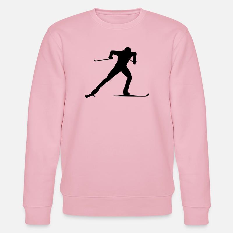 Skilanglauf - Stanley/Stella Unisex Bio-Sweatshirt CHANGER  - Hellrosa