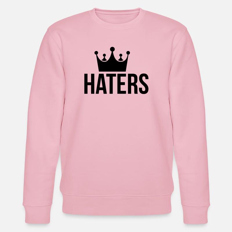 Haters Hater - Stanley/Stella Unisex Bio-Sweatshirt CHANGER  - Hellrosa