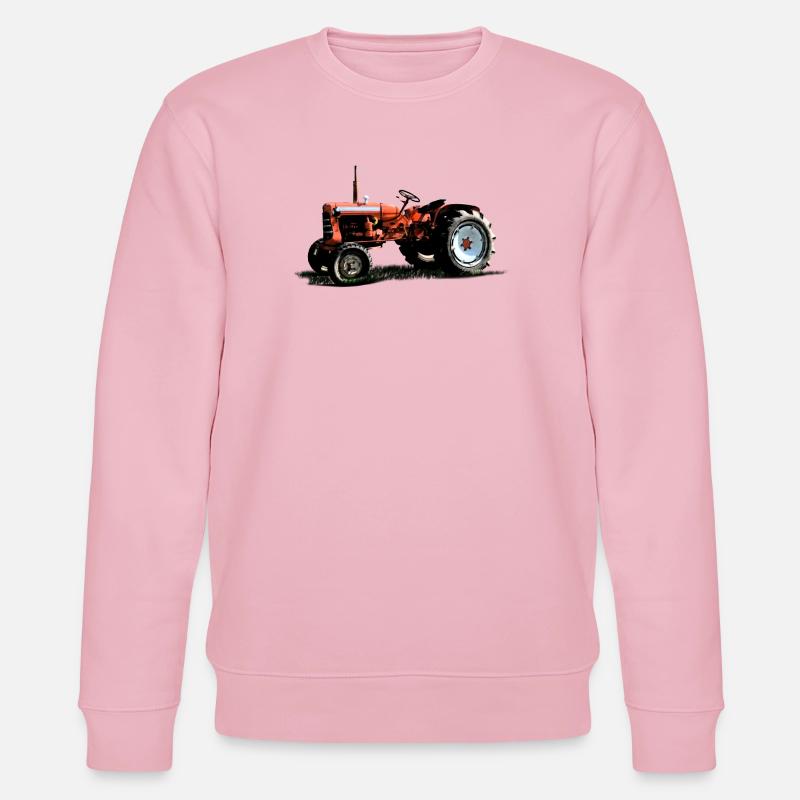 Traktor - Stanley/Stella Unisex Bio-Sweatshirt CHANGER  - Hellrosa