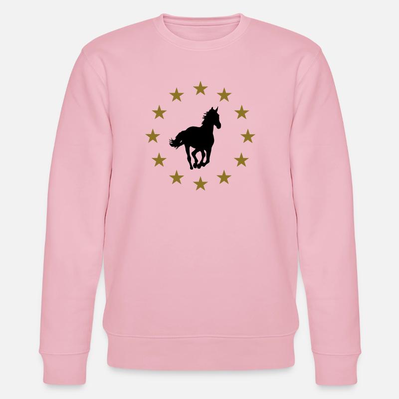 Pferd & Sternen - Stanley/Stella Unisex Bio-Sweatshirt CHANGER  - Hellrosa