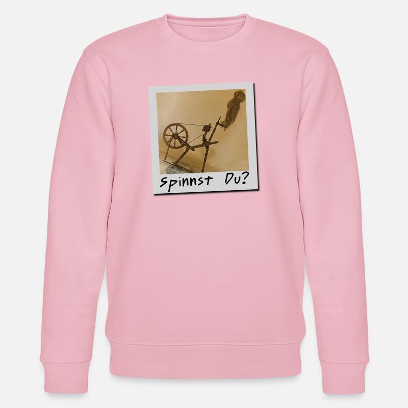 Spinnst Du? - Stanley/Stella Unisex Bio-Sweatshirt CHANGER  - Hellrosa