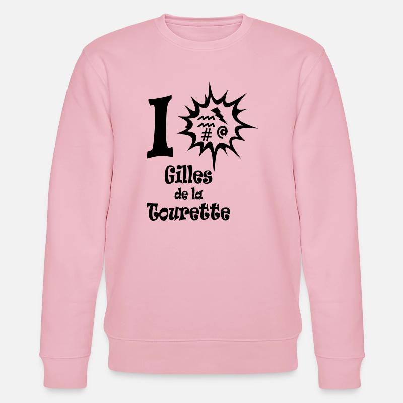 tourett - Stanley/Stella Unisex Bio-Sweatshirt CHANGER  - Hellrosa