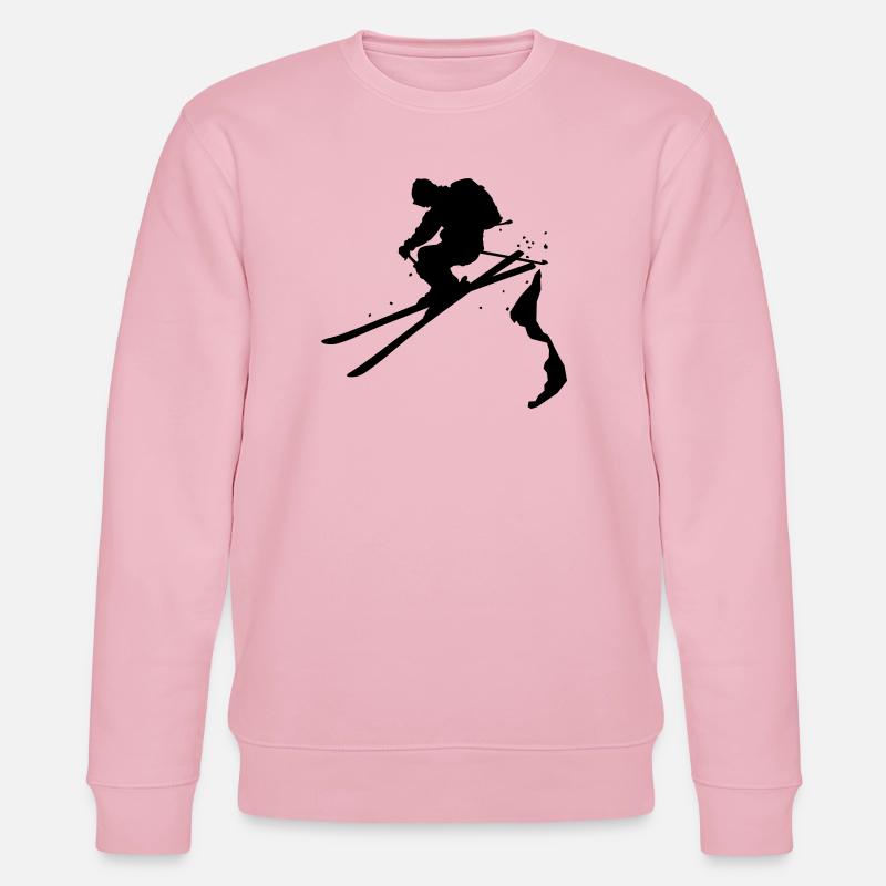 ski_freerider - Sweat bio CHANGER Stanley/Stella Unisexe - rose pâle