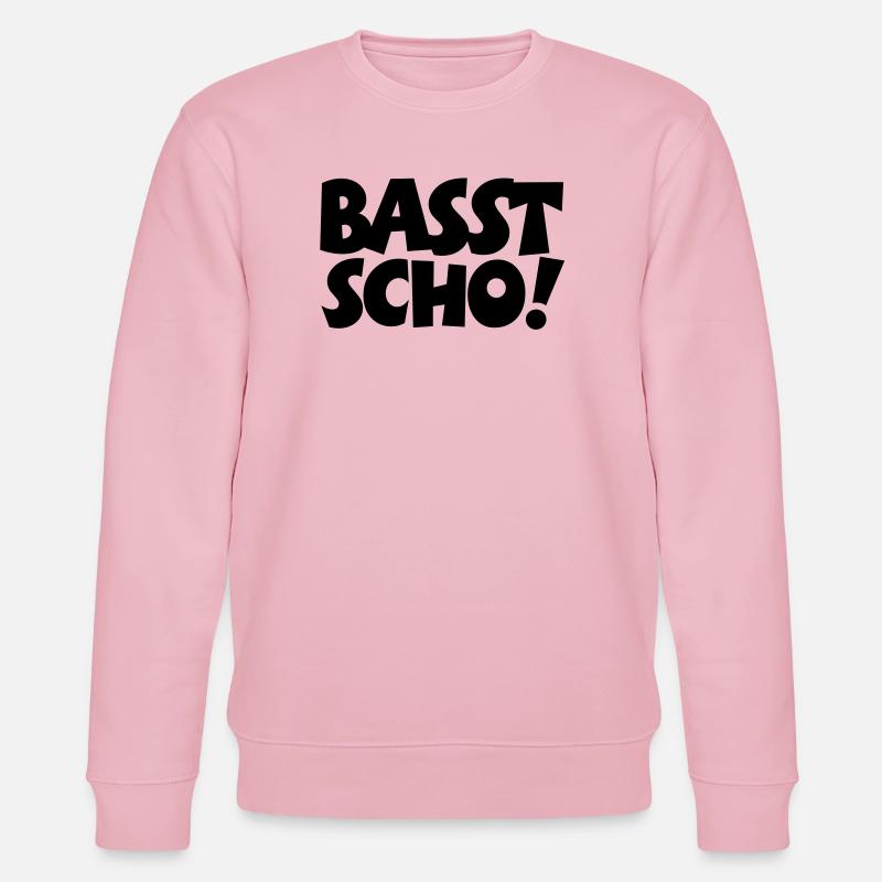 Basst Scho - Stanley/Stella Unisex Bio-Sweatshirt CHANGER  - Hellrosa