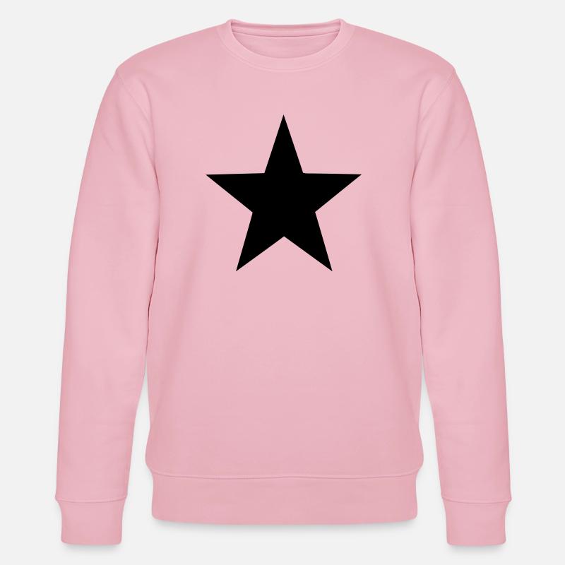 star stern Blackstar - Stanley/Stella Unisex Bio-Sweatshirt CHANGER  - Hellrosa