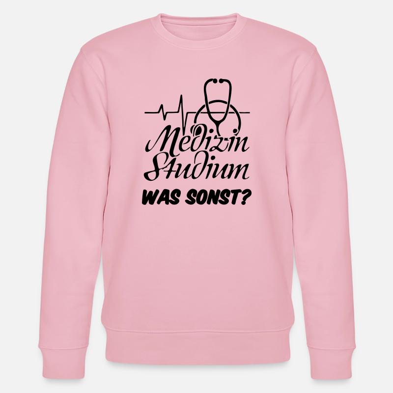 Medizinstudium Medizin Studium Geschenk - Stanley/Stella Unisex Bio-Sweatshirt CHANGER  - Hellrosa