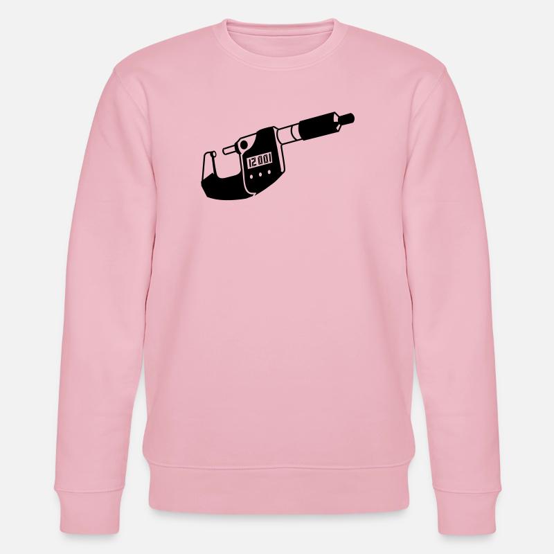 Bügelmessschraube - Stanley/Stella Unisex Bio-Sweatshirt CHANGER  - Hellrosa