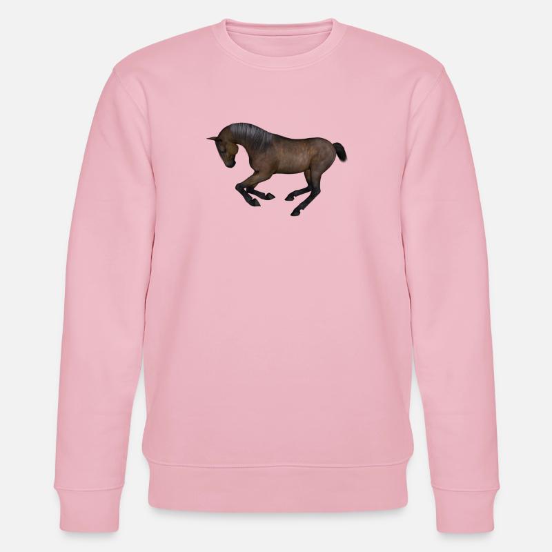 Pferd - Stanley/Stella Unisex Bio-Sweatshirt CHANGER  - Hellrosa