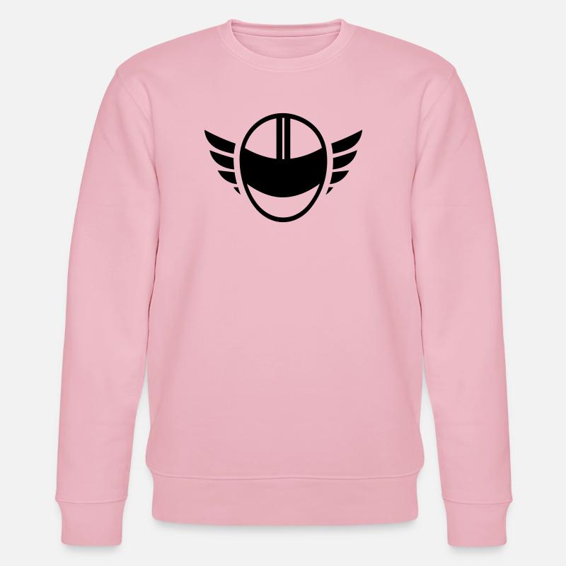 Casque de moto avec des ailes - Sweat bio CHANGER Stanley/Stella Unisexe - rose pâle