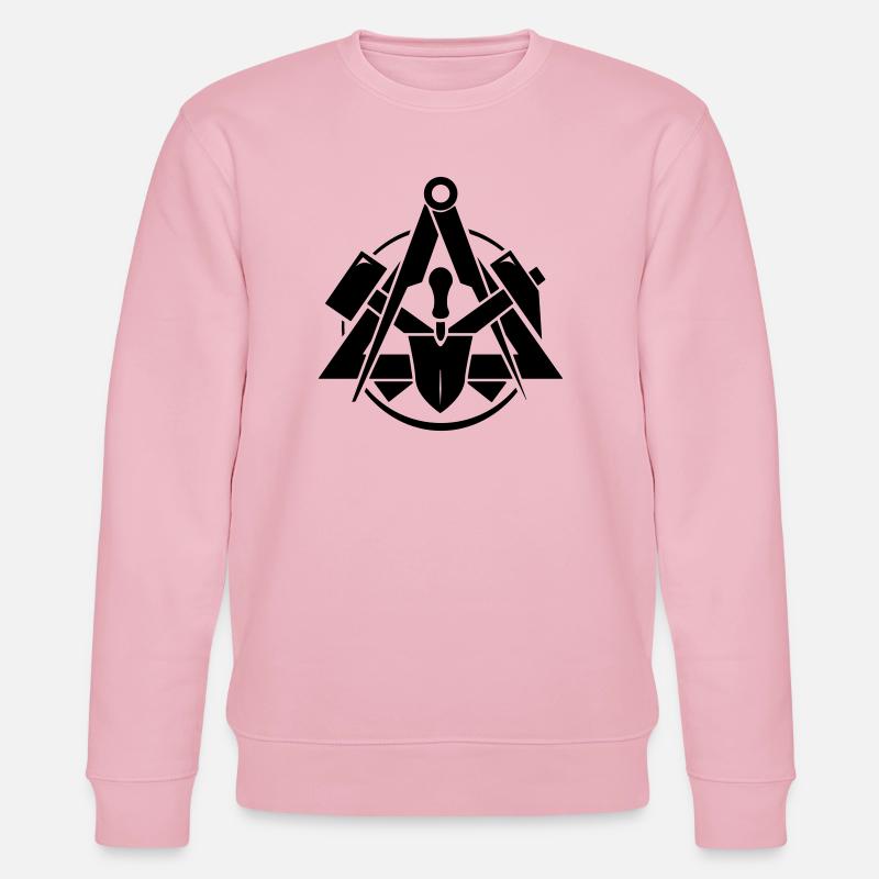 Maurer Logo - Stanley/Stella Unisex Bio-Sweatshirt CHANGER  - Hellrosa