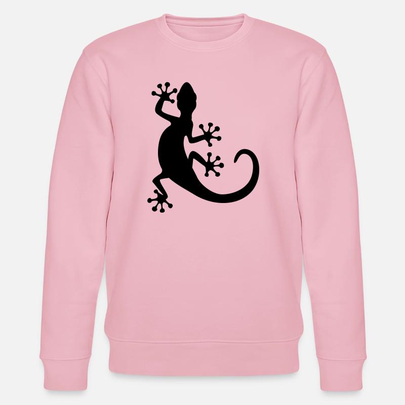 Gecko - Stanley/Stella Unisex Bio-Sweatshirt CHANGER  - Hellrosa