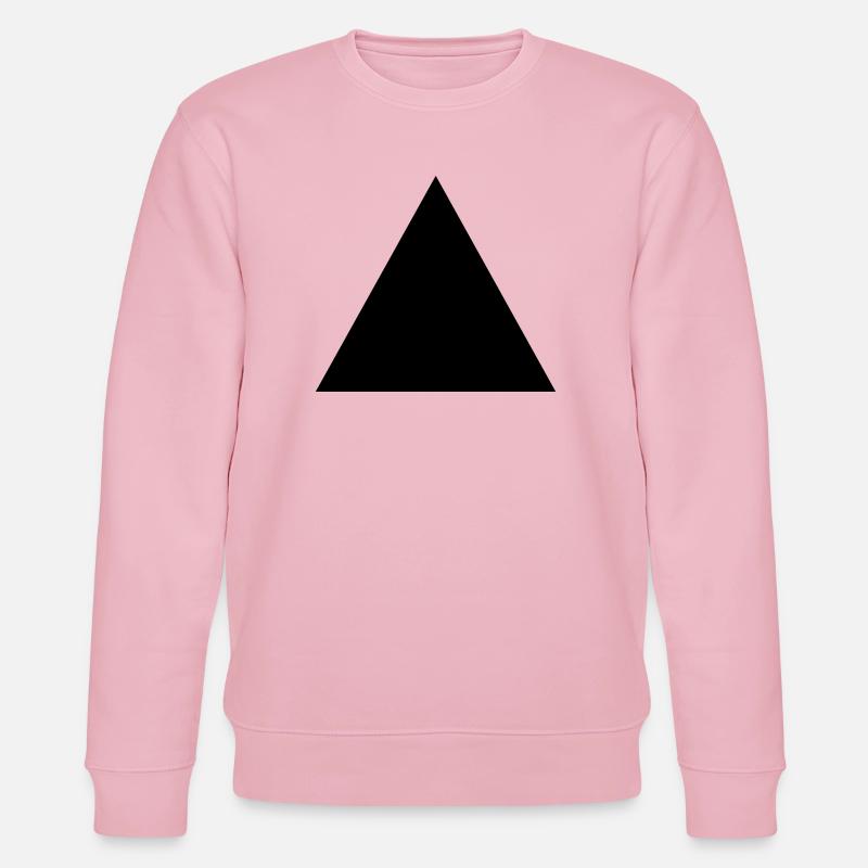 hipster triangle shape - Stanley/Stella CHANGER Unisex Organic Sweatshirt - cotton pink