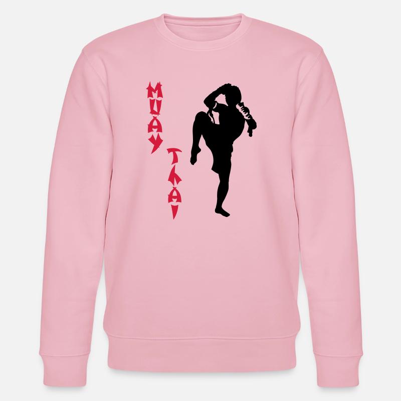 Muay Thai - Stanley/Stella Unisex Bio-Sweatshirt CHANGER  - Hellrosa