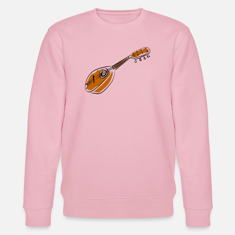Mandoline acoustique de style esquisse - Sweat bio CHANGER Stanley/Stella Unisexe - rose pâle