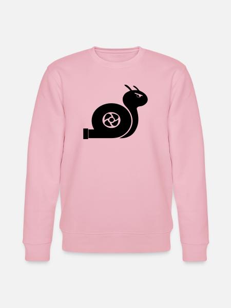 Turbo Snail Fan Shirt - Stanley/Stella CHANGER Unisex Organic Sweatshirt - cotton pink